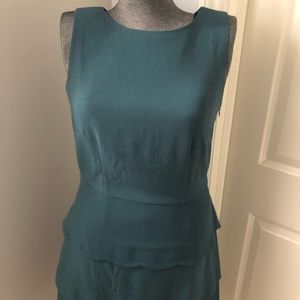 Scalloped shift dress